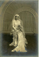 Wedding Portrait of Jessie Woodrow Wilson Sayre