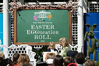 Dr. Biden Reads to Children at the 2023 Egg Roll