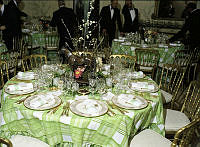 Table Settings for the State Dinner for the Prime Minister of Ireland