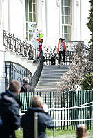 President and Mrs. Obama at the 2015 Easter Egg Roll