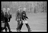 President Carter Arrives at Camp David to Discuss Iran Hostage Crisis