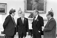 President Ford Meets with Taoiseach in the Oval Office