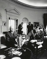 President Kennedy and Thomas J. Kiernan