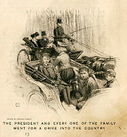 The President and Everyone of the Family Went for a Drive in the Country