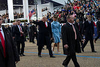 President and Mrs. Trump Walk Down Pennsylvania Avenue