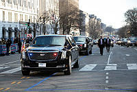 Presidential Motorcade on Inauguration Day 2021