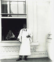 Jerry Smith in Front of a North Portico Window