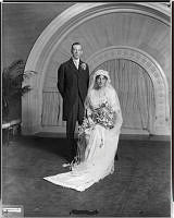 Wedding Portrait of Jessie Woodrow Wilson Sayre and Francis Bowes Sayre