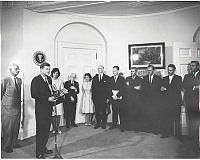 Presentation of the First Edition of The White House: A Historic Guide