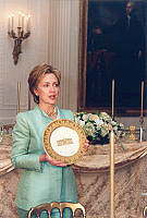 First Lady Hillary Clinton Presents the 200th Anniversary China Service