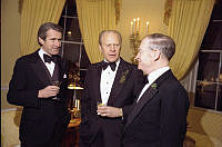 President Ford and Prime Minister of Ireland in the Yellow Oval Room
