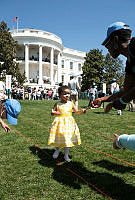 Child at the 2015 White House Easter Egg Roll