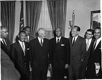 President Eisenhower with Civil Rights Leaders