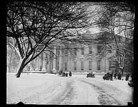 The White House in Snow, Coolidge Administration