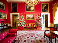 2023 Red Room Holiday Decorations, Biden Administration