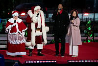 Santa and Mrs. Claus at the 2023 National Christmas Tree Lighting