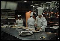 Food Preparations in White House Kitchen