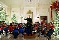 The U.S. Marine Band Performs in the Entrance Hall