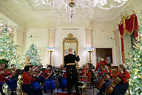 The U.S. Marine Band Performs in the Entrance Hall