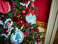 Details of 2023 Red Room Holiday Decorations, Biden Administration