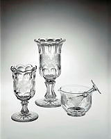 Two Celery Vases and Wineglass Cooler with Wineglass, White House Collection