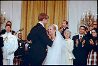 Tricia Nixon and Edward Cox Dance at their Wedding Reception