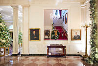 2022 Cross Hall Holiday Decorations, Biden Administration