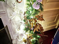 Details of 2023 Vermeil Room Holiday Decorations, Biden Administration