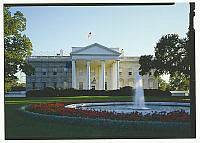 Stripped White House Exterior, North Front