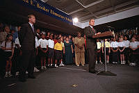 President Bush Remarks on World Trade Center Terrorist Attacks