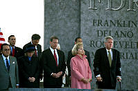 Franklin D. Roosevelt Memorial Dedication Ceremony
