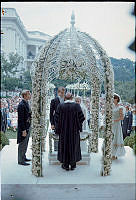 Tricia Nixon and Edward Cox's Wedding Ceremony from Behind