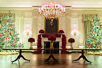 2019 Holiday Decorations in the State Dining Room