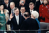 President Bush Takes the Oath of Office