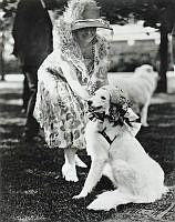 Mrs. Coolidge and Her Collie