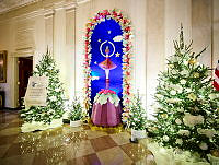 2023 Cross Hall Holiday Decorations, Biden Administration