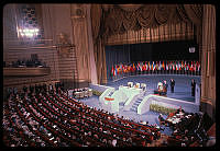 President Johnson Speaks at UN Anniversary