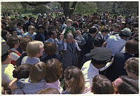 President Carter with Grandson Jason at the 1977 Easter Egg Roll