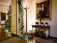 2023 Cross Hall Holiday Decorations, Biden Administration