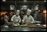 Food Preparations in White House Kitchen