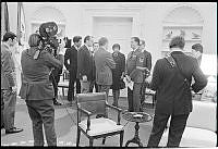 Filming of "A Day in the Life of the President," 1971