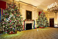 2024 State Dining Room Holiday Decorations, Biden Administration