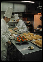 Food Preparations in White House Kitchen