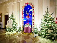 2023 Cross Hall Holiday Decorations, Biden Administration