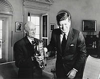 President Kennedy and Thomas J. Kiernan