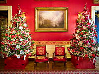 2023 Red Room Holiday Decorations, Biden Administration