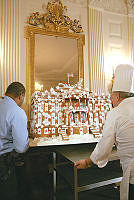 Installation of the 2006 White House Gingerbread House