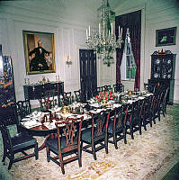 Table Settings in the Old Family Dining Room