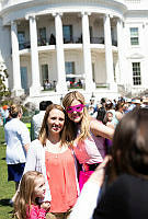 Superhero Greets Guests at the 2015 Easter Egg Roll