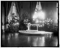 East Room Decorated for the Wilson-Sayre Wedding